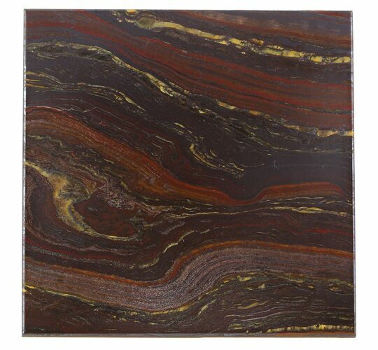 Tiger Iron Stromatolite Shower Tile - Billion Years Old #48813